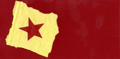 Weihnachtskarte mit Stern