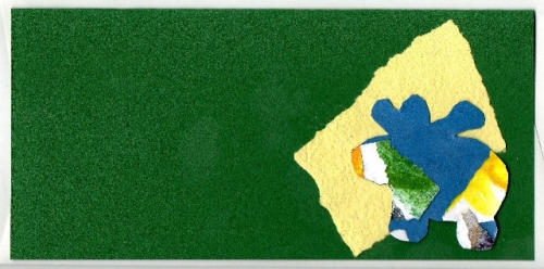 Weihnachtskarte mit Elch