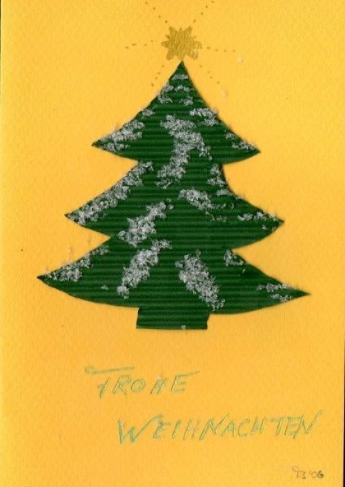 Weihnachtskarte Tannenbaum klein