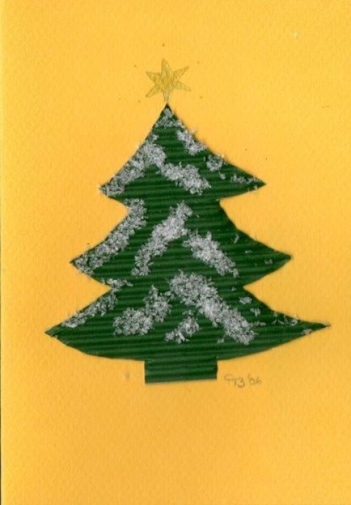 Weihnachtskarte Tannenbaum klein